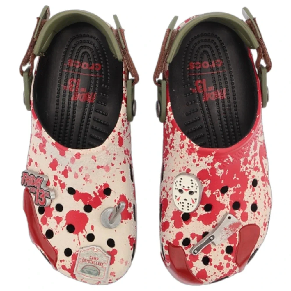 Crocs Friday The 13th Jason Vorhees Classic Clogs Men's Size 9 / Women's 11